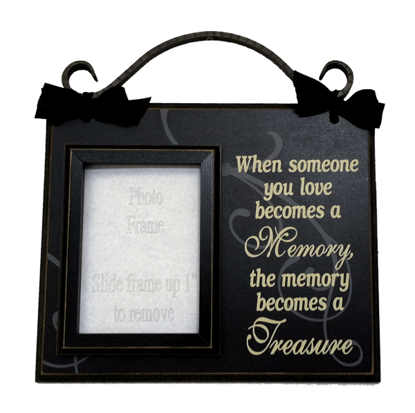 "When someone you love becomes a memory..."